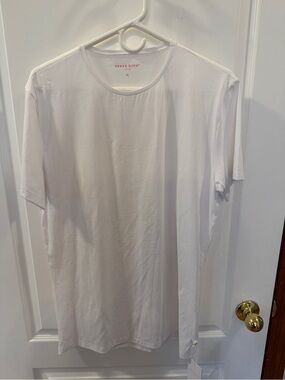 Derek Rose London NEW W/Tags Mens XL White Crew-Neck Tee